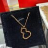 Qeelin Wulu Mini Gourd Necklace (7-Axis CNC Craftsmanship), Qeelin x Rebecca Exclusive Limited Edition