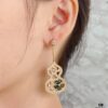 Qeelin Wulu Lace Enamel Earrings