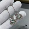 Qeelin Wulu Lace Emerald Green Gourd Earrings