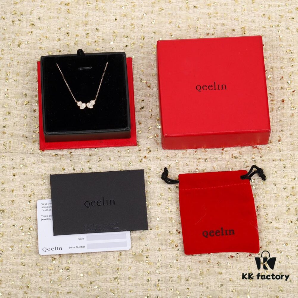 Double Gourd Necklace, symbolizing mutual love and double blessings with its twin gourd design