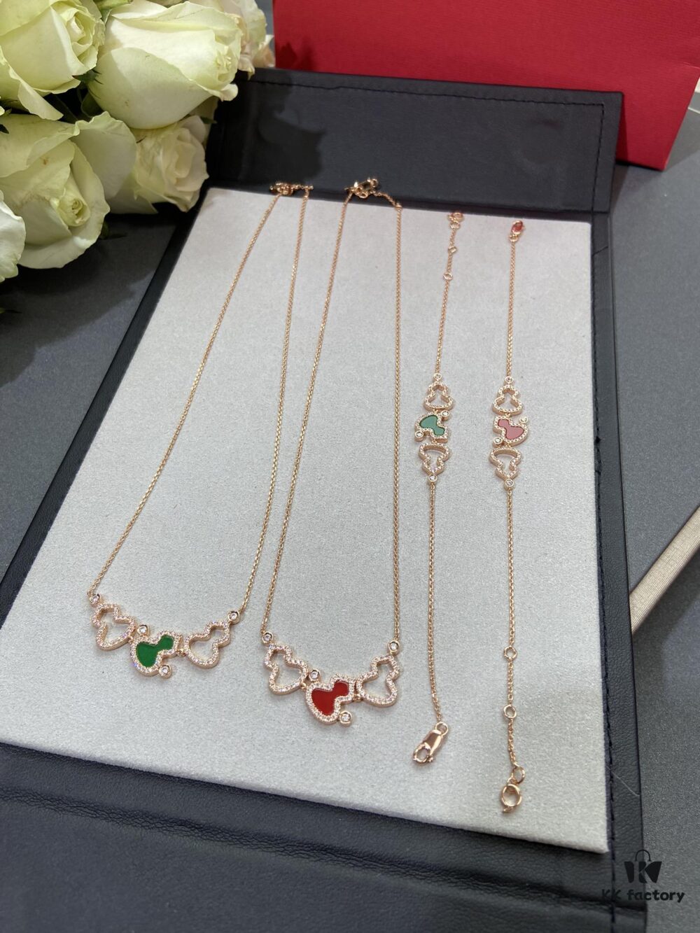 Necklace and Bracelet Set from the Same Collection