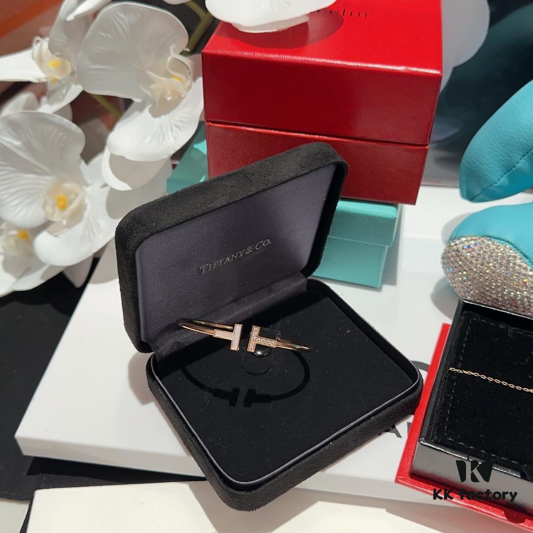 Exquisite and Versatile Premium Accessories 💎 - Kylin Single Gourd Red Agate Bracelet, Tiffany T-Shape Gemstone Diamond-Paved White Mother-of-Pearl Bangle