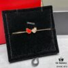 Red & Diamond Wulu Kylin Double Gourd Bracelet 🌹 Adorable Design 😍 Elegant Silhouette with Simple Lines 🥰 Highly Elegant 😊 Qeelin x Rebecca Exclusive Limited Edition