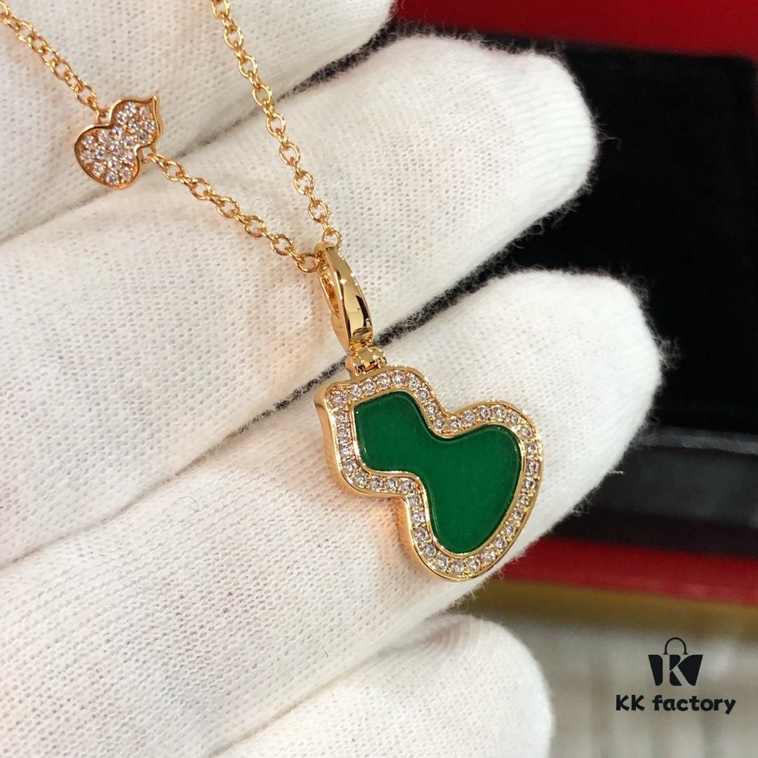 Qeelin Hululu Necklace with Detachable Gourd Pendant