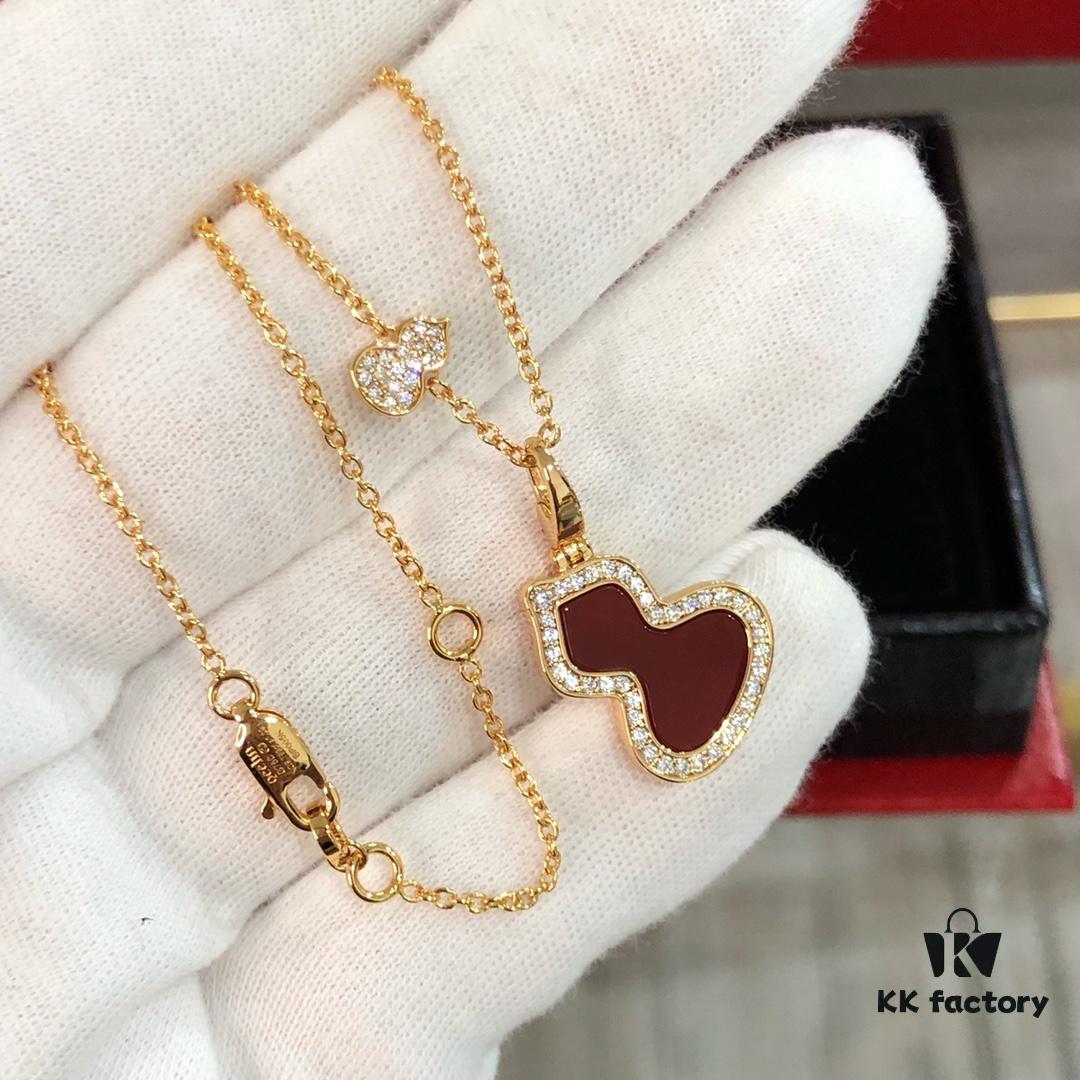 Qeelin Lucky Gourd Necklace with Detachable Pendant