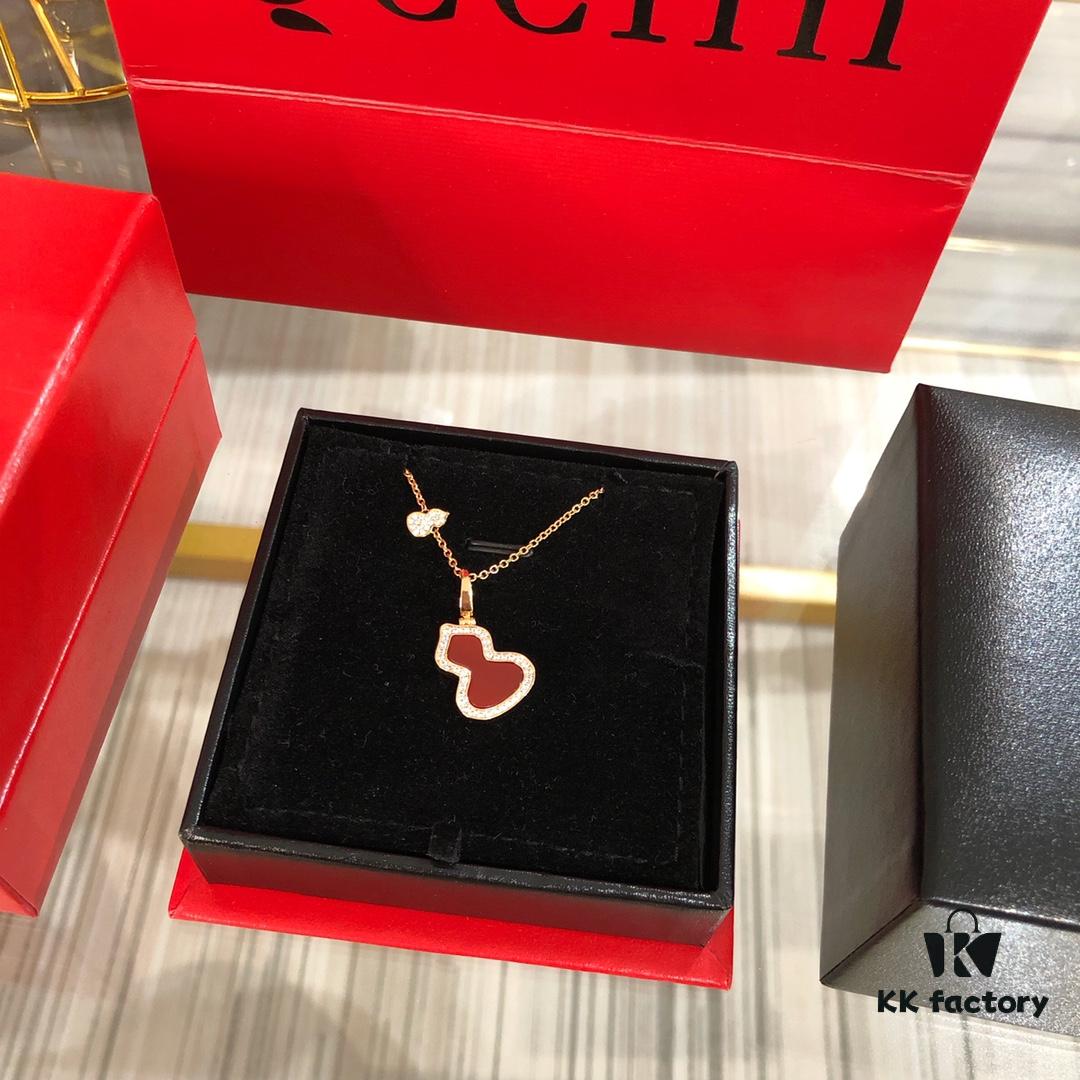 Qeelin Lucky Gourd Necklace with Detachable Pendant