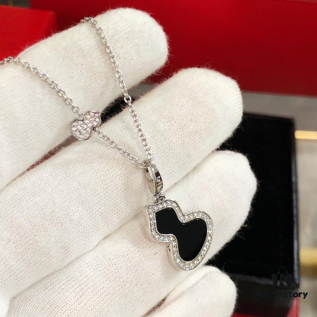 Qeelin Lucky Gourd Necklace with Detachable Pendant