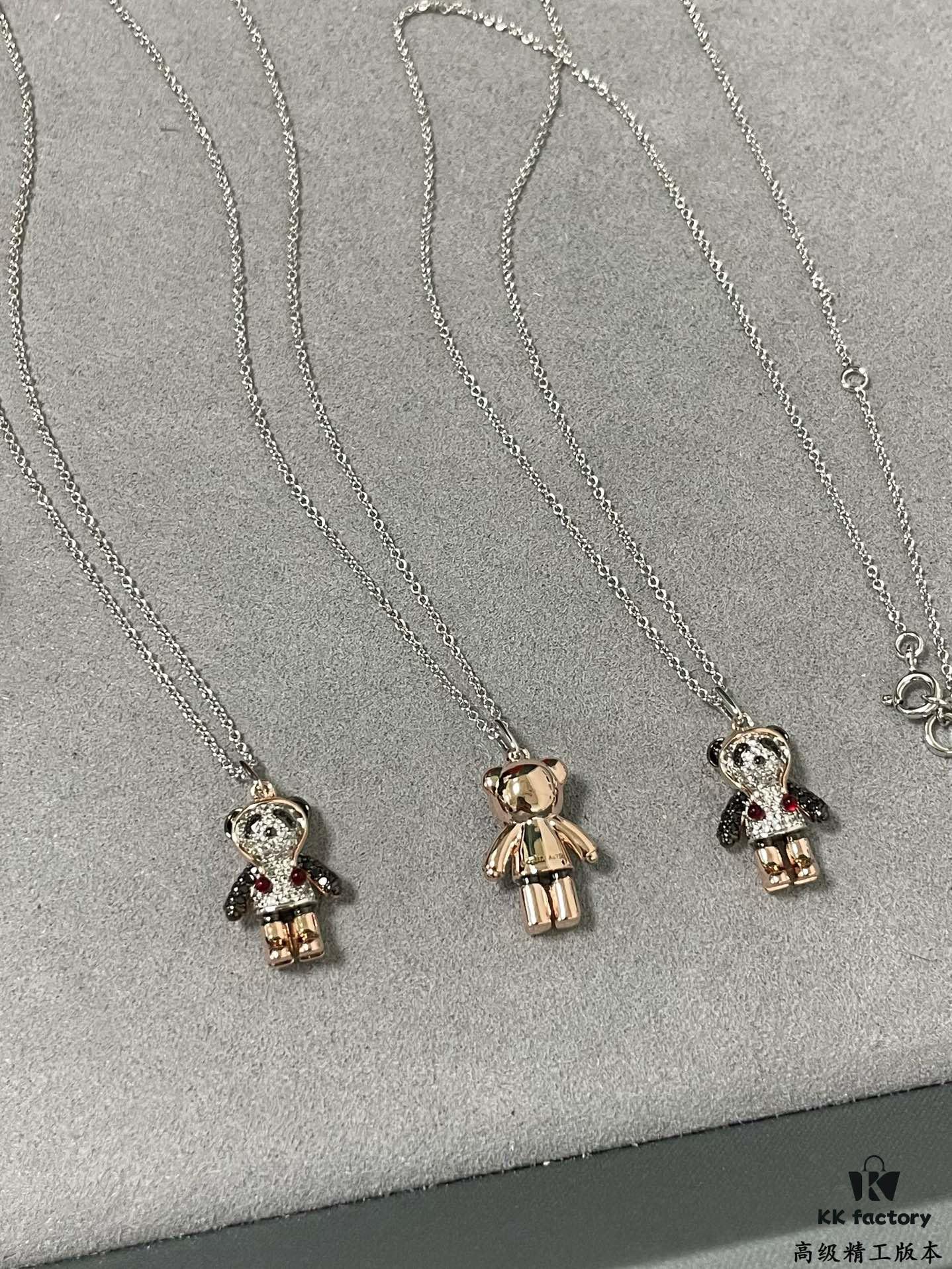 Qeelin Bobo Panda Necklace with Hat, Exquisitely Crafted