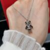 Qeelin Bobo Panda Necklace with Hat, Exquisitely Crafted