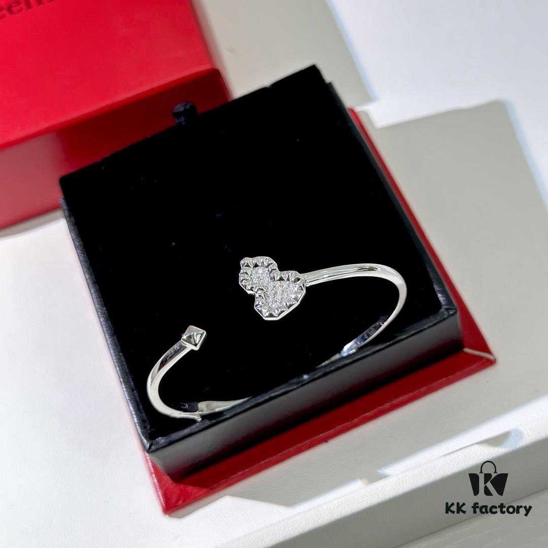 New Design Qilin Gourd Bracelet, High-Quality 1:1 Replica, 'Gourd' Sounds Like 'Good Fortune and Prosperity' in Chinese, Symbolizing Blessings – Beautiful and Meaningful, Simply Irresistible! Exquisitely Crafted Elastic Bracelet with Eight Hearts and Eight Arrows High-Carbon Diamonds, Platinum, Premium Custom Workmanship