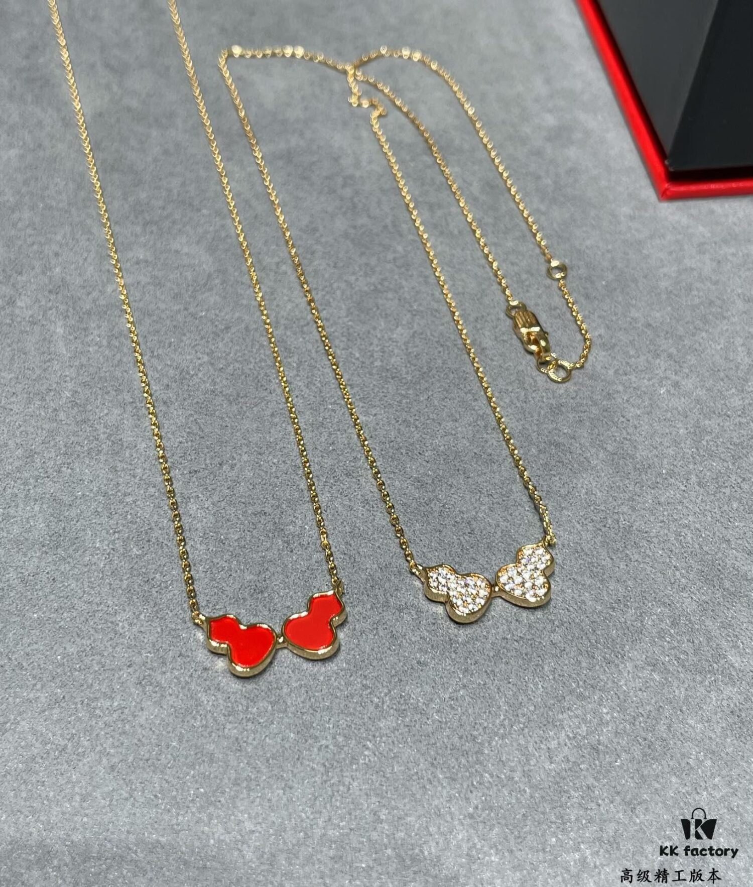 Qeelin Wulu Double Gourd Necklace (Pavé Diamond) - Limited Edition Exclusive with Libeiya