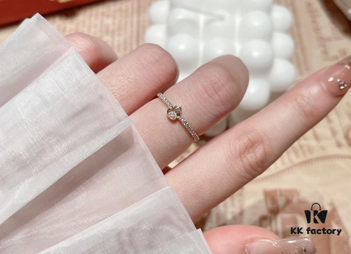 Qeelin Petite Wulu Diamond-Set Gourd Ring