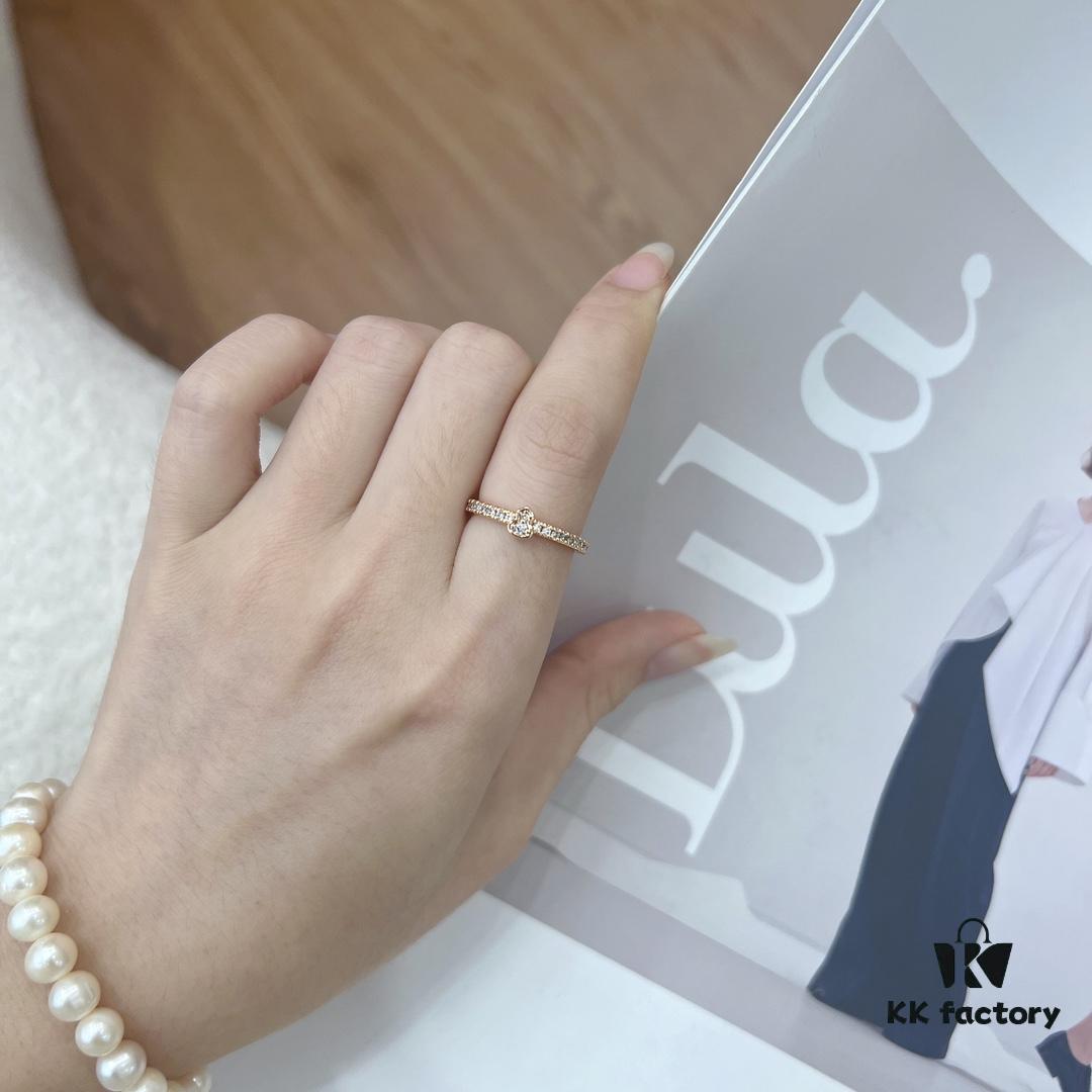 Qeelin Petite Wulu Diamond-Set Gourd Ring