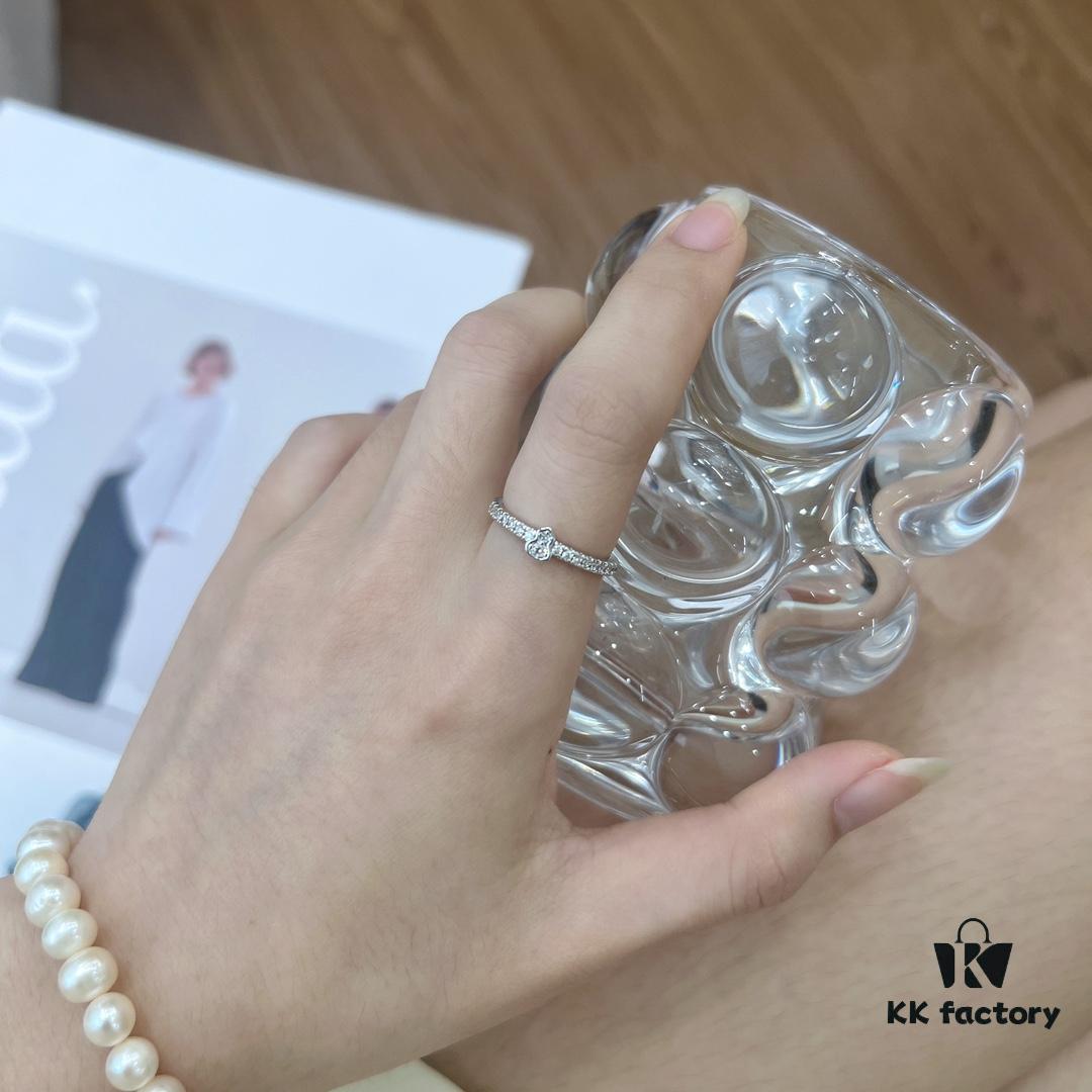 Qeelin Petite Wulu Diamond-Set Gourd Ring