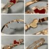 V Gold Qeelin Carved Red Agate Gourd Bracelet 🌹 Adorable Design 😍 Elegant Silhouette with Minimalist Lines 🥰 Sophisticated and Chic 👍👍