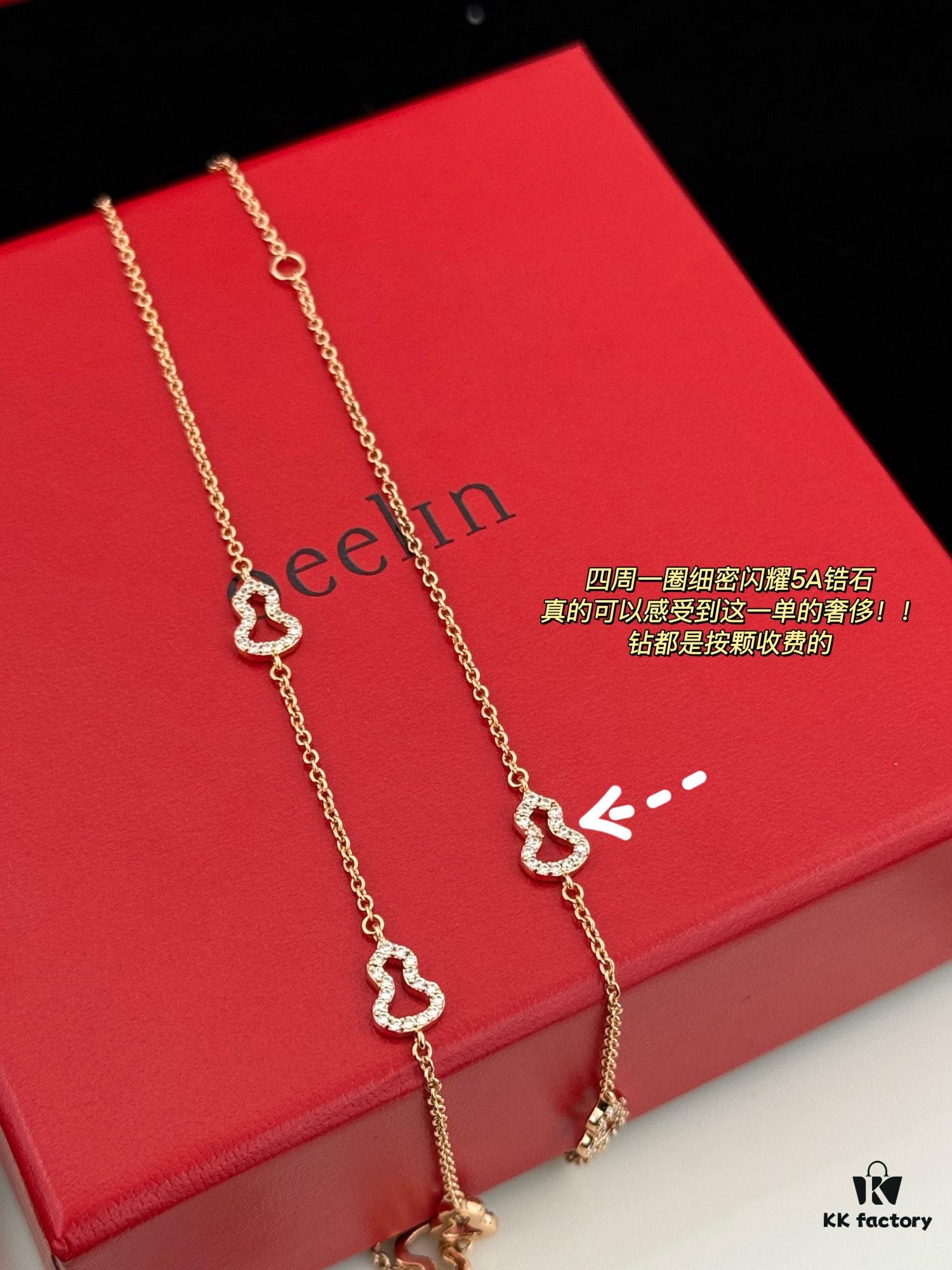 Hollow-out Rhinestone Pendant - Necklace / Bracelet