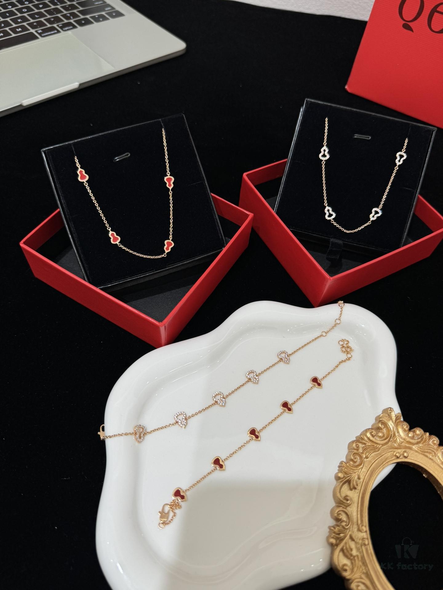 Q*eelin Qilin 2024 New Wulu Series Eight Blessings Necklace / Five Blessings Bracelet in Gift Box Packaging 🎁