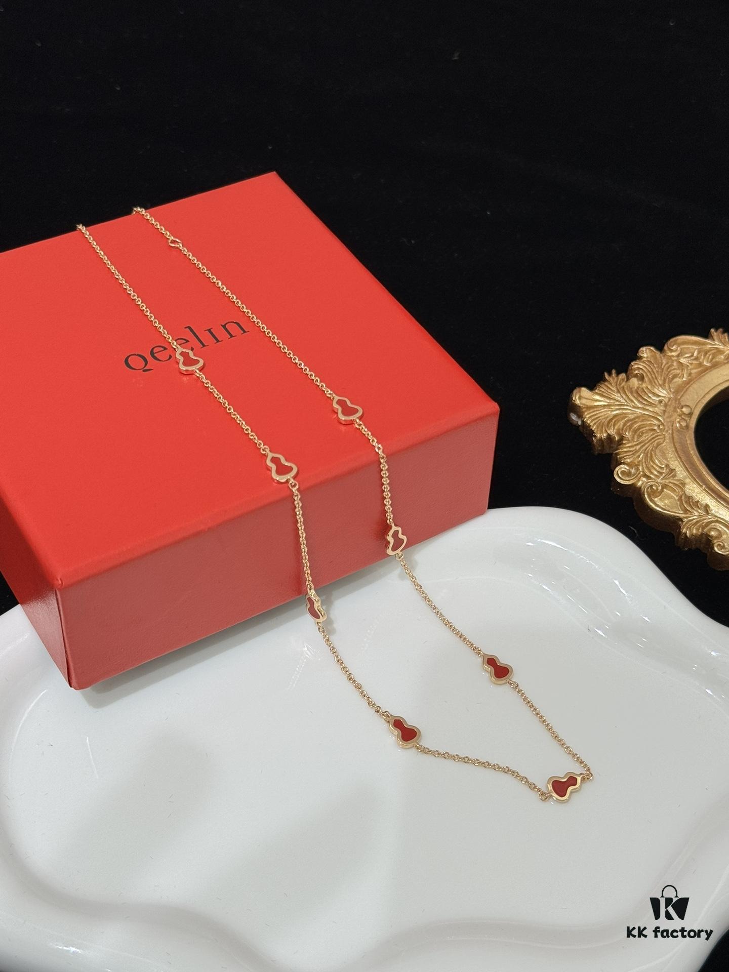 Q*eelin Qilin 2024 New Wulu Series Eight Blessings Necklace / Five Blessings Bracelet in Gift Box Packaging 🎁