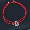 Qeelin Qilin Full Diamond Gourd Red String Bracelet