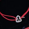 Qeelin Qilin Full Diamond Gourd Red String Bracelet