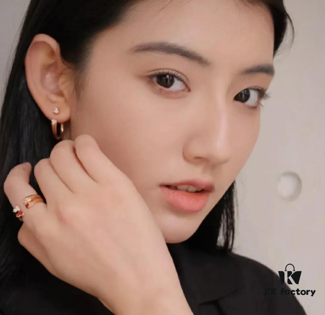 Qeelin Kissing Gourds Limited Edition Ring for Qixi Festival, Full Diamond, Openable Design, Symbolizing Companionship and Closeness