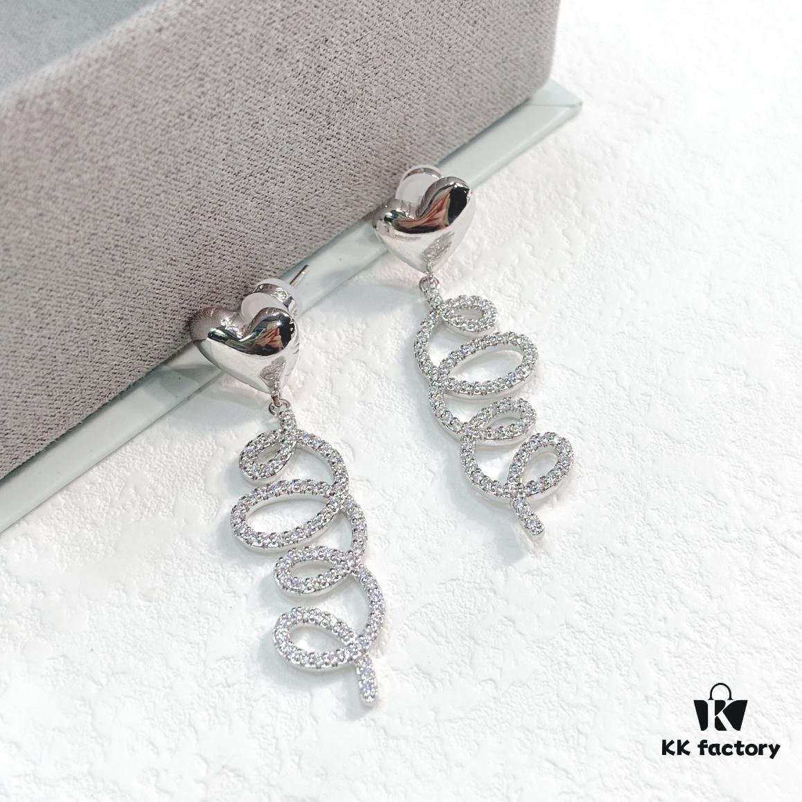 HEFANG Jewelry Cream Twirl Earrings - Limited Edition Design, Ear Studs, Gift for Qixi Festival (Same Style as Zhou Yutong)