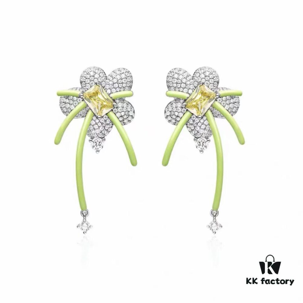 Floral Blossom Stud Earrings