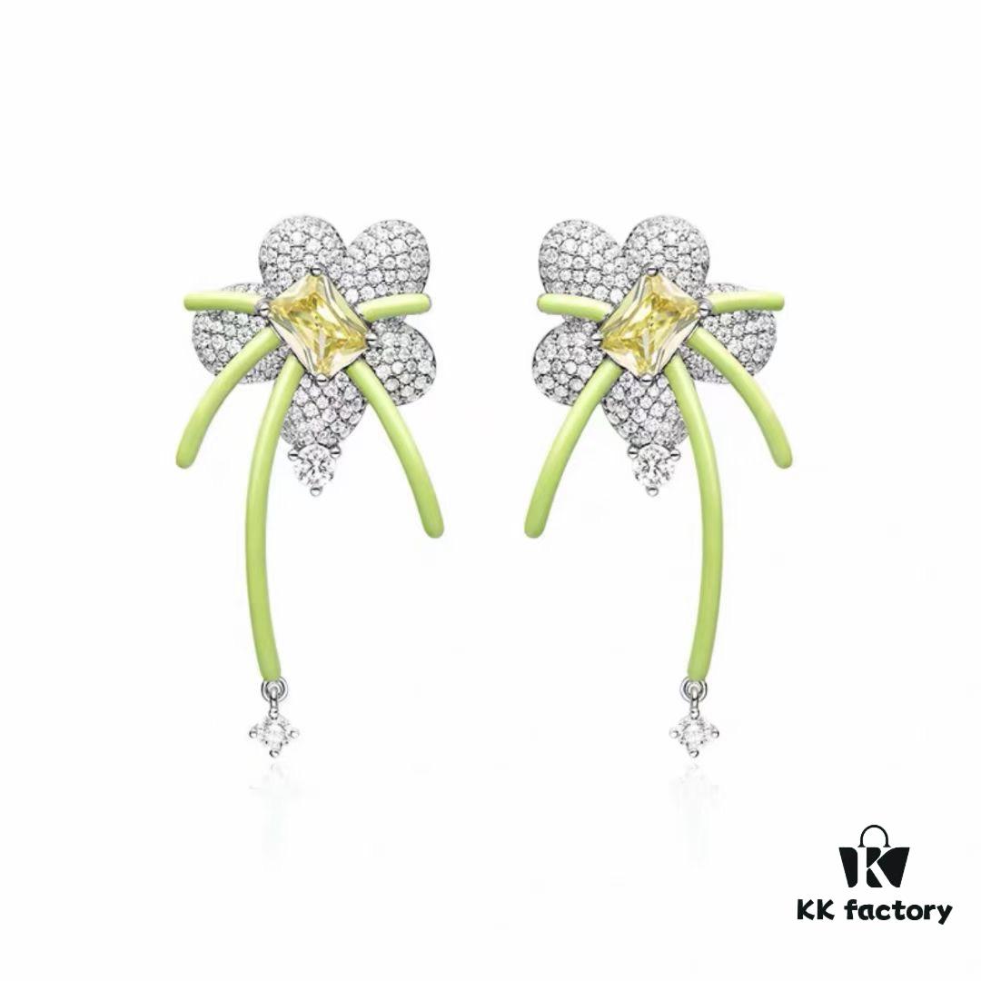Floral Blossom Stud Earrings