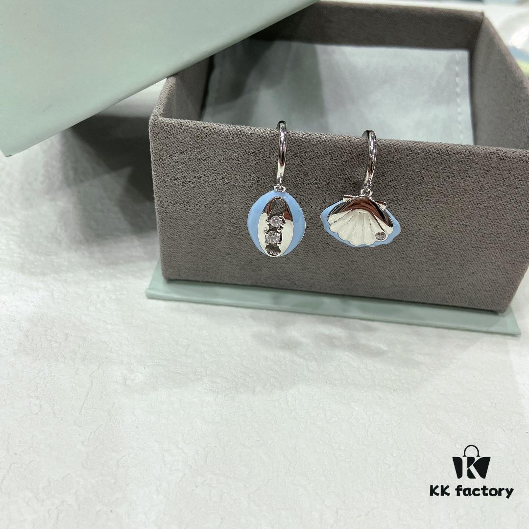 Shell Pendant Earrings Studs, Women's Minimalist Luxury Personality Drop Earrings