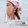 Shell Pendant Earrings Studs, Women's Minimalist Luxury Personality Drop Earrings