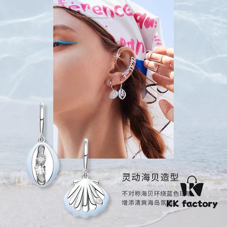 Shell Pendant Earrings Studs, Women's Minimalist Luxury Personality Drop Earrings