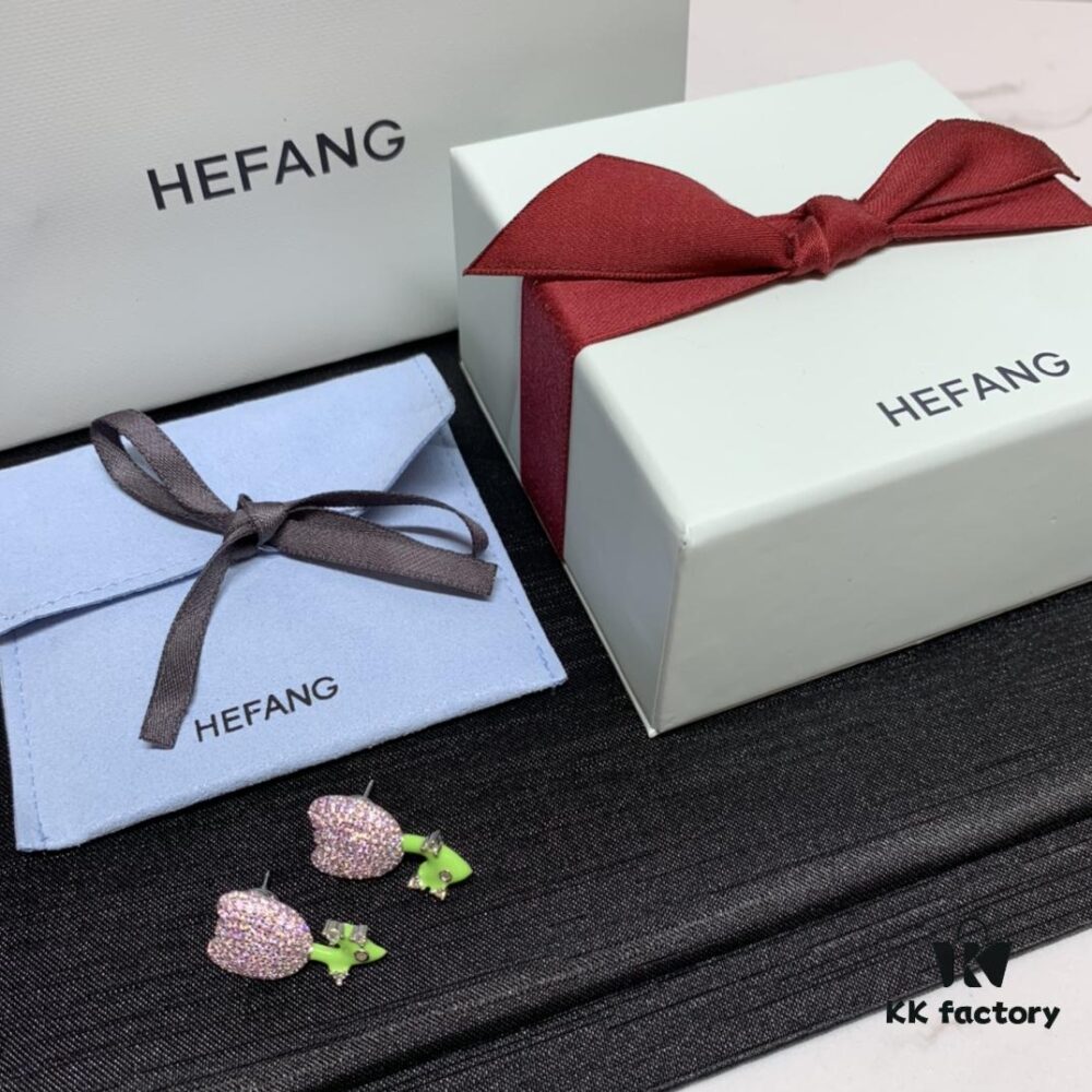 Qixi Gift 🎁 HEFANG New Arrival Tulip 🌷 Earrings, Elegantly Chic and Adorably Cute!