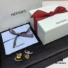 Qixi Gift 🎁 HEFANG Jewelry Meteor Starfruit Earrings, Sweet and Stylish, Full Silver High Version with Logo