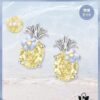 Qixi Gift 🎁 HEFANG Pineapple Earrings 🍍 Perfect for Summer! Full Pure Silver High-End Version