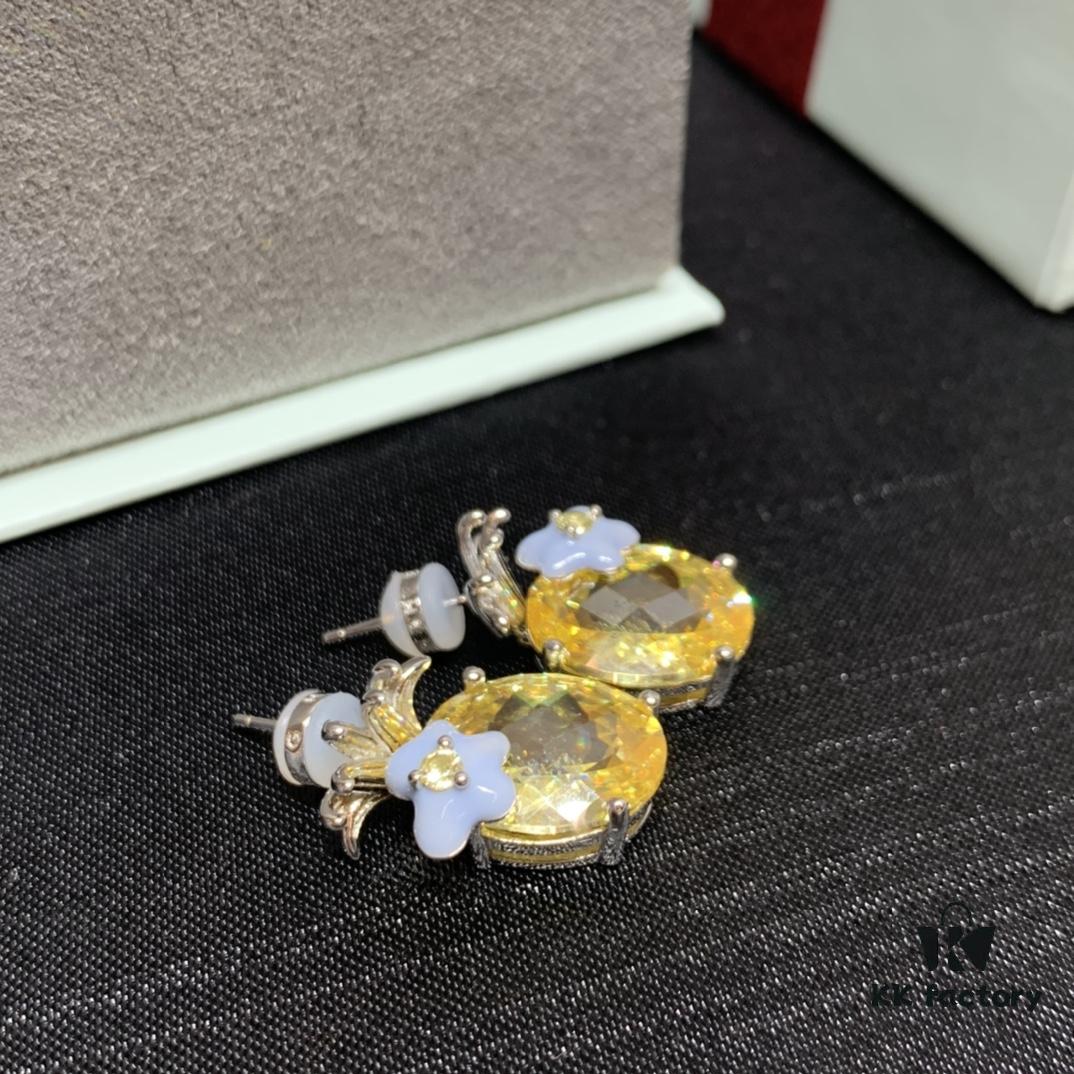 Qixi Gift 🎁 HEFANG Pineapple Earrings 🍍 Perfect for Summer! Full Pure Silver High-End Version