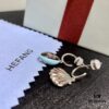 Qixi Gift 🎁 HEFANG Jewelry Sea Shell Asymmetric Sterling Silver Earrings