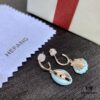 Qixi Gift 🎁 HEFANG Jewelry Sea Shell Asymmetric Sterling Silver Earrings