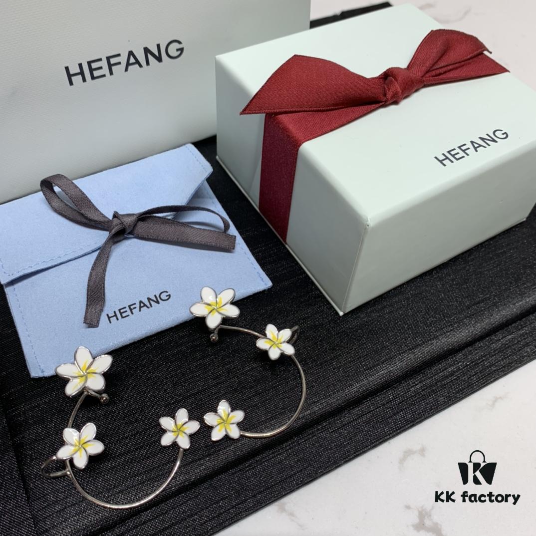 Qixi Gift 🎁 Hefang Huahua Ear Cuff, No Piercing Required, Sold Individually for Left or Right Ear