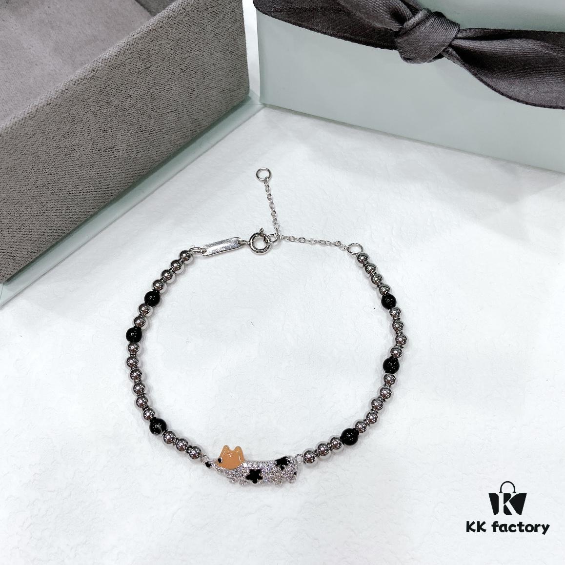 [Same as Zhou Yutong] HEFANG Xiao Hua Corgi Bracelet, Unique Design Bangle Rope, Gift for Women on Qixi Festival