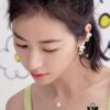 [Same as Zhou Yutong] HEFANG Creamy Little Flower Necklace, Ins-style Unique Collar Chain, Gift for Qixi Festival