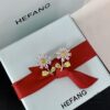 HEFANG Jewelry Summer Floral Earrings, Crystal-Clear and Exquisitely Delicate