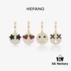 He Fang Emoji Earrings, Creative Design Women's Earrings, Single Stud Earring Jewelry