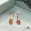 HEFANG Jewelry Good Luck Red Year Youth Luxury Stud Earrings, Ear Accessories and Jewelry