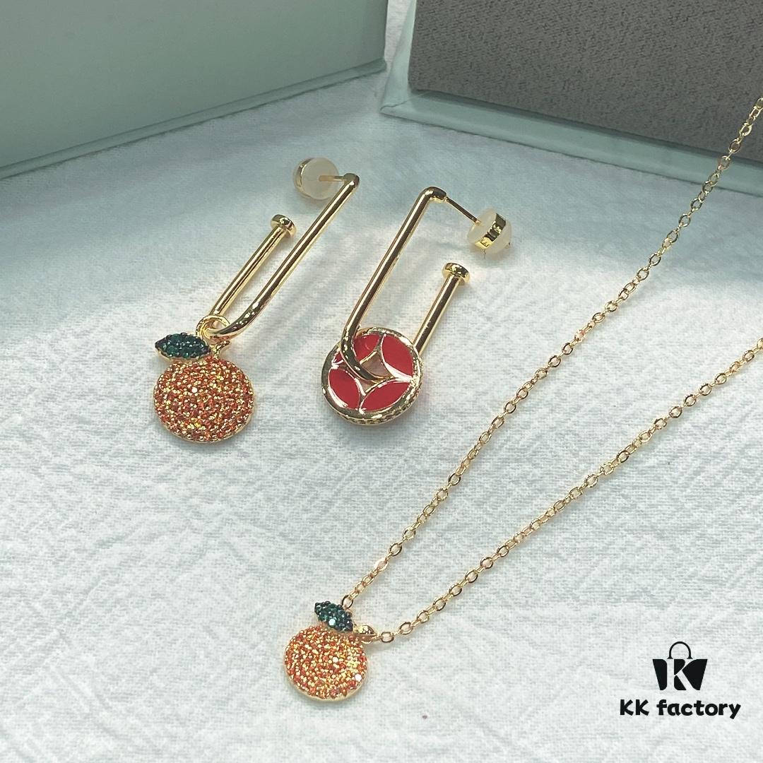 HEFANG Jewelry Good Luck Red Year Youth Luxury Stud Earrings, Ear Accessories and Jewelry