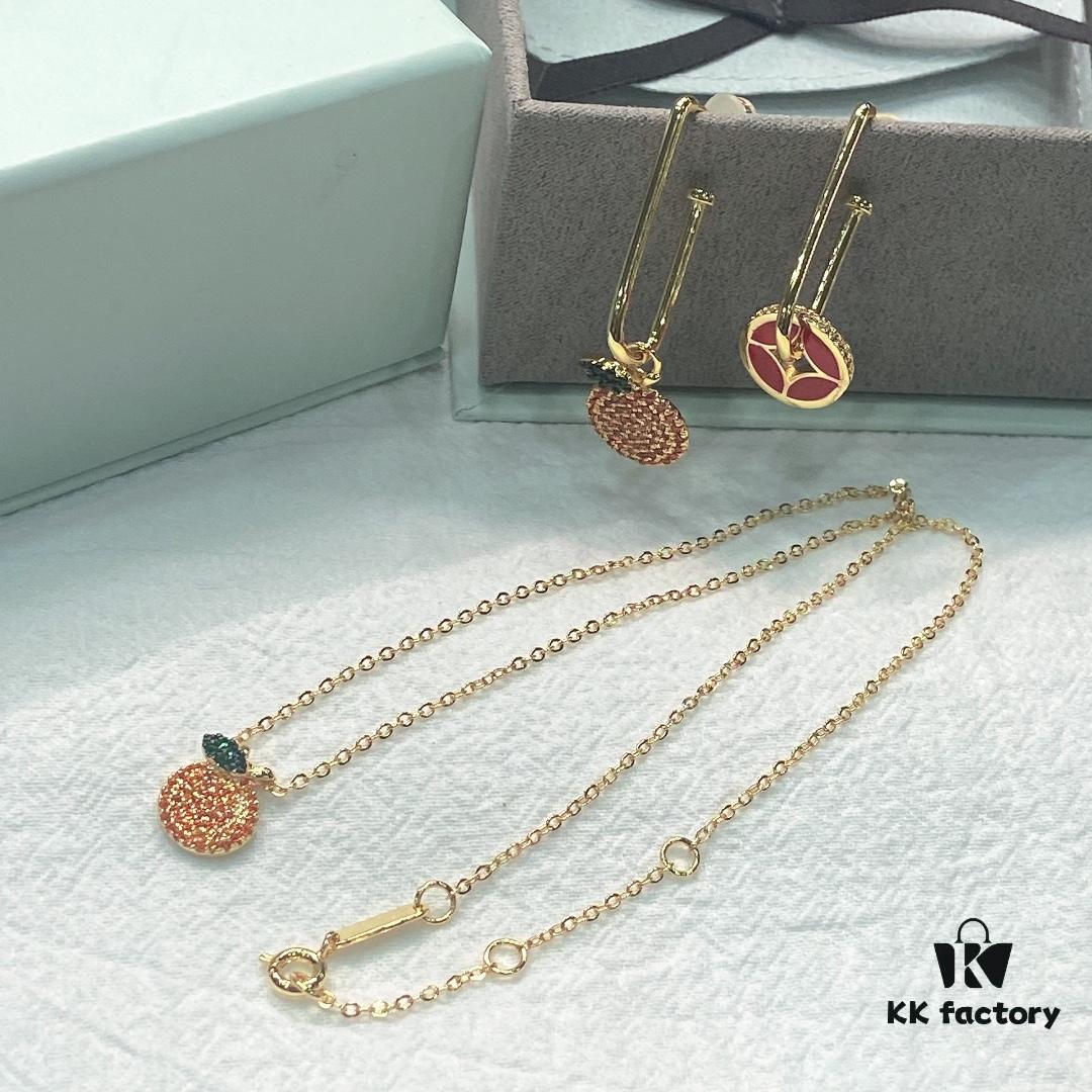 HEFANG Jewelry Good Luck Red Year Youth Luxury Stud Earrings, Ear Accessories and Jewelry