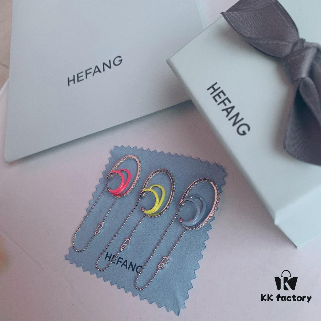 New Arrival❤️ HEFANG Jewelry Barbie✨ New Collection Hula Hoop Stud Earrings Three Colors Available In Stock