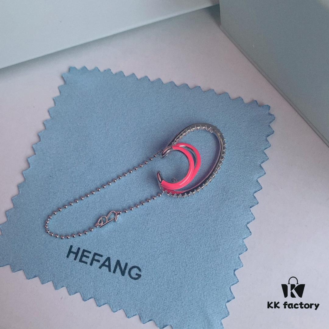 New Arrival❤️ HEFANG Jewelry Barbie✨ New Collection Hula Hoop Stud Earrings Three Colors Available In Stock