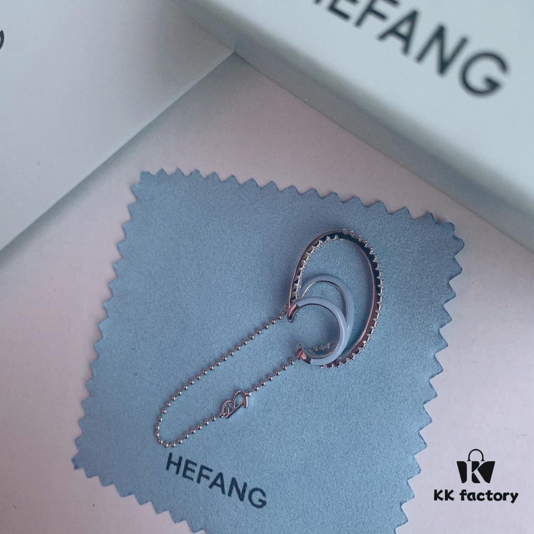 New Arrival❤️ HEFANG Jewelry Barbie✨ New Collection Hula Hoop Stud Earrings Three Colors Available In Stock