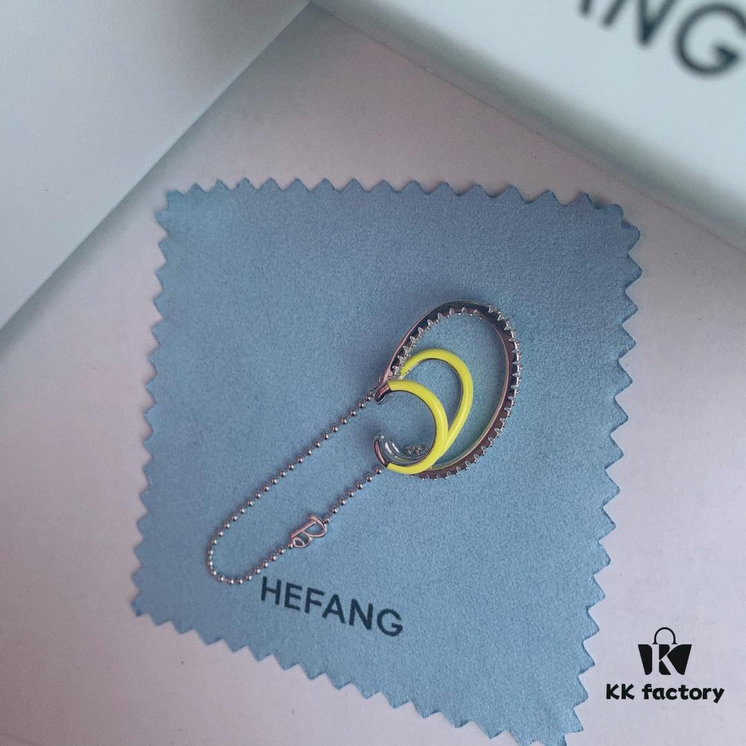 New Arrival❤️ HEFANG Jewelry Barbie✨ New Collection Hula Hoop Stud Earrings Three Colors Available In Stock