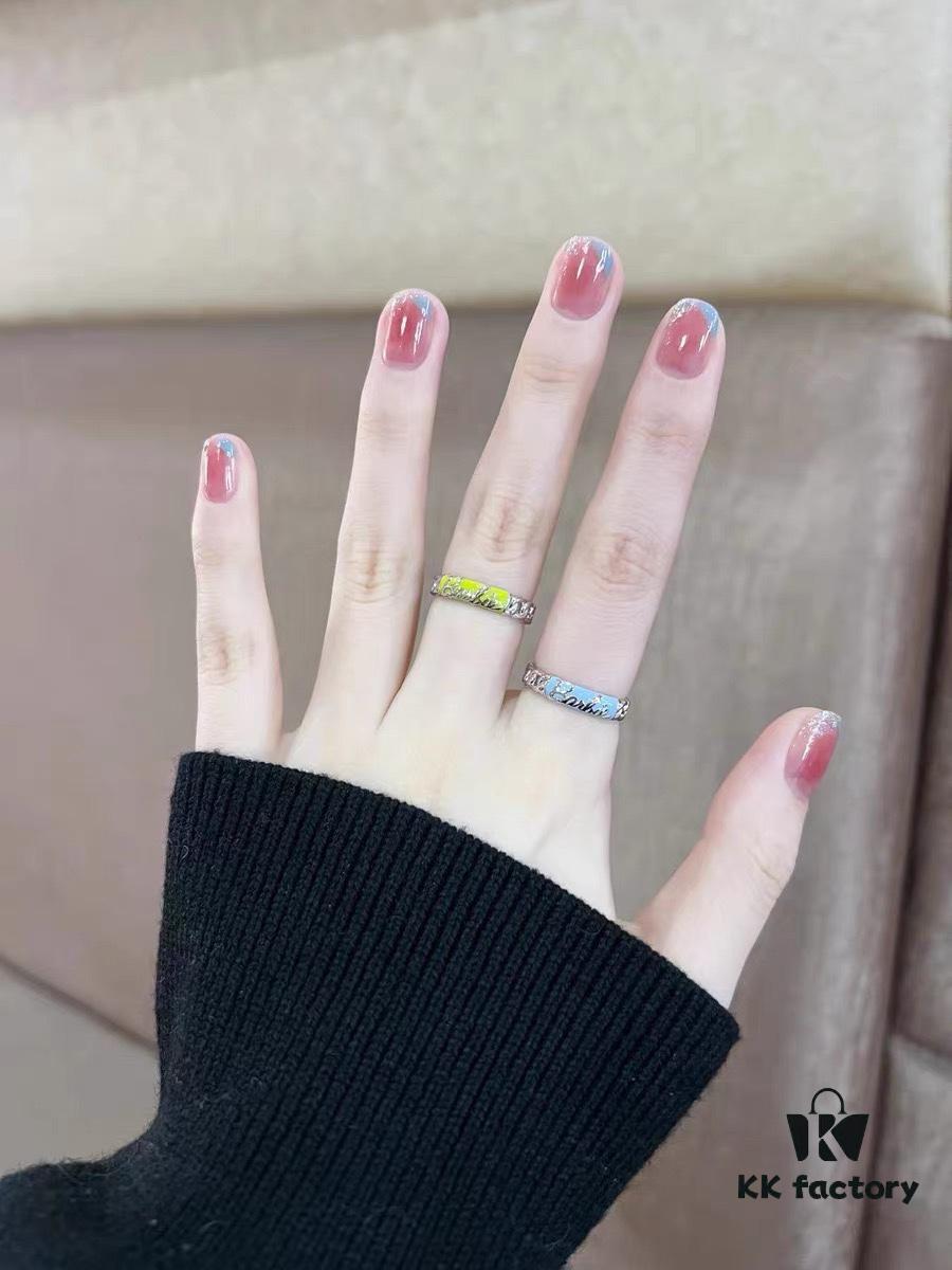 New Arrival ❤️ HEFANG Jewelry Barbie ✨ New Collection Elastic Band Ring with Model Wearing Effect